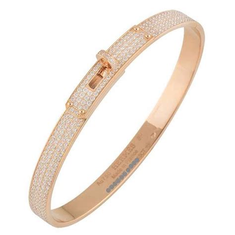 hermes kelly diamond bangle.